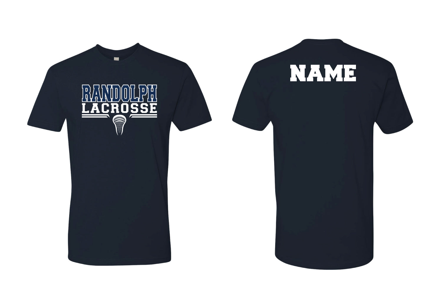 Randolph Lacrosse Cotton Crew Tee - Navy - 5KounT2018