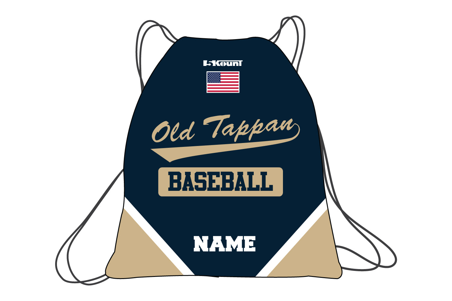 OT Baseball Sublimated Drawstring Bag