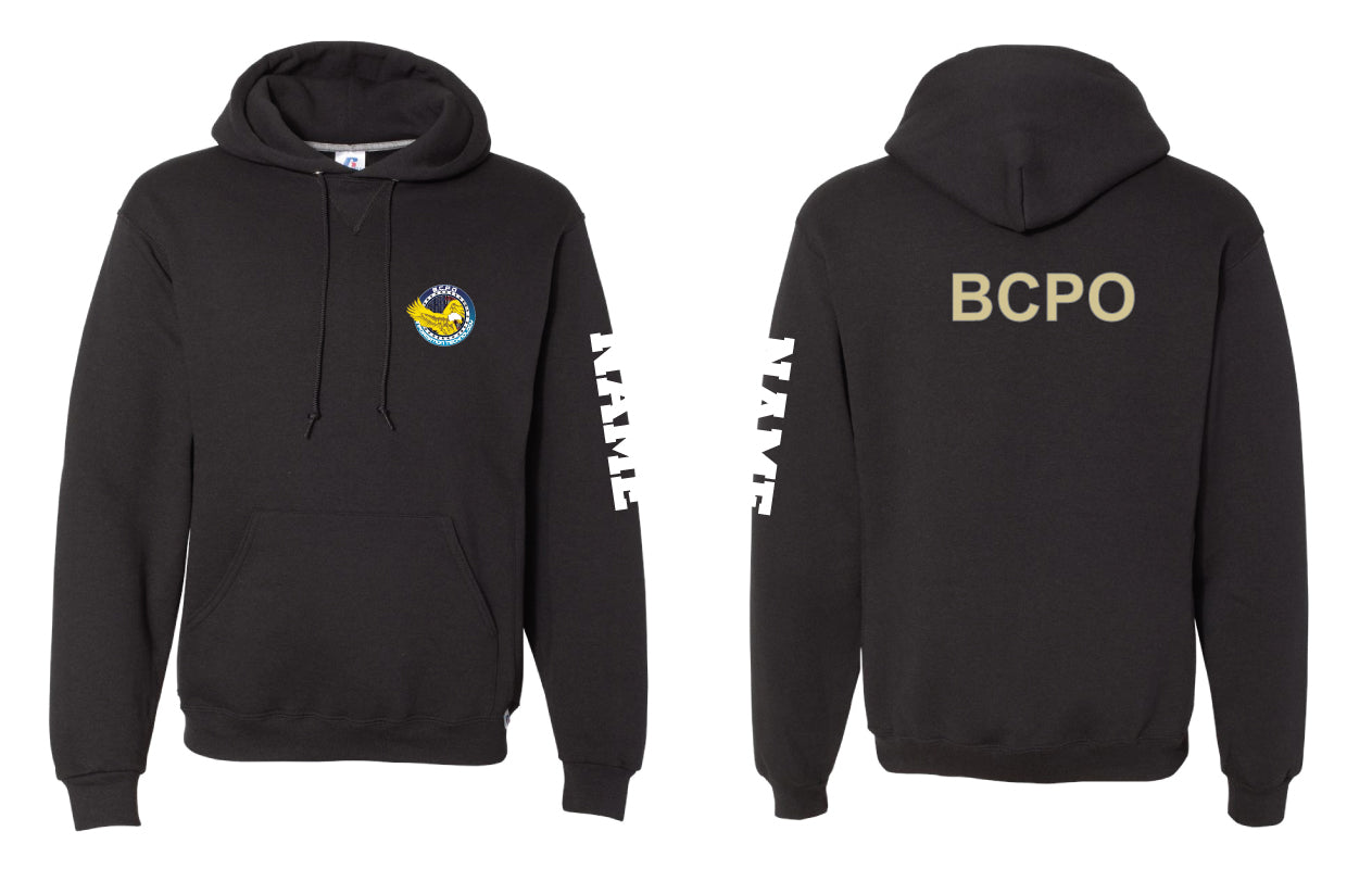 B.C.P.O B.I.T Russell Athletic Cotton Hoodie Black/Gray - 5KounT2018