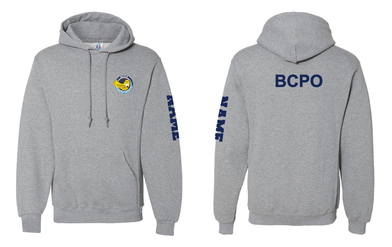 B.C.P.O B.I.T Russell Athletic Cotton Hoodie Black/Gray - 5KounT2018