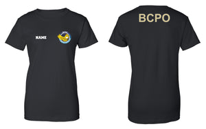 B.C.P.O B.I.T Cotton Women's Crew Tee Black/Gray - 5KounT2018
