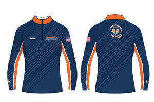 Berea Midpark Wrestling Sublimated Quarter Zip - Navy - 5KounT