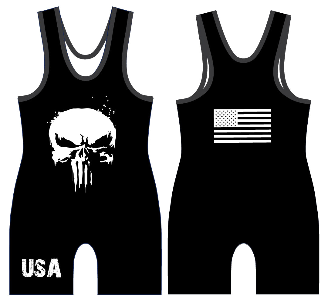 Black Skull Singlet - 5KounT2018
