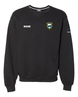 BTPD Russell Athletic Cotton PD Crewneck Sweatshirt - Black - 5KounT2018