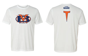 Berea-Midpark HS Wrestling Unisex DryFit Performance Tee - Navy / White - 5KounT