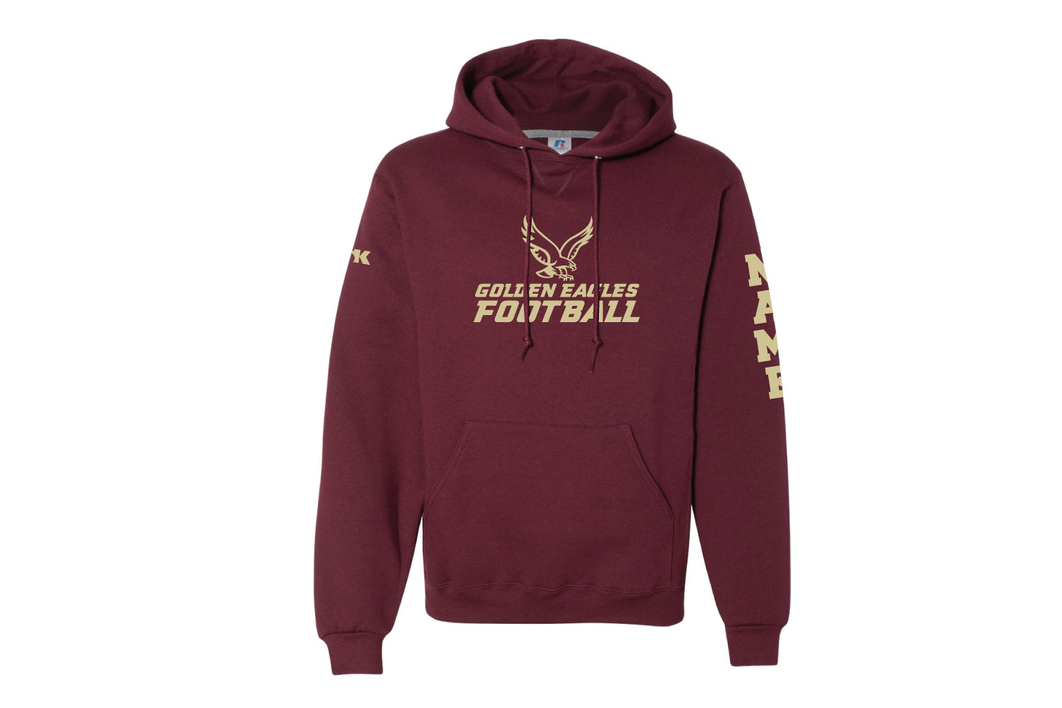 Berkeley Eagles Football Cotton Hoodie - Maroon