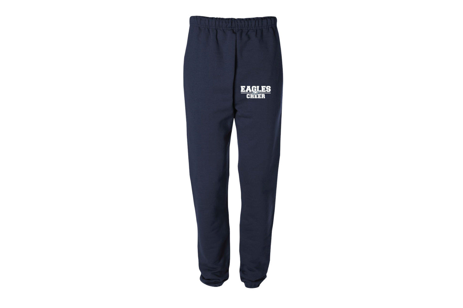 Wethersfield Eagles Cheer Cotton Sweatpants - Navy - 5KounT
