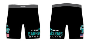 Coral Reef Wrestling Sublimated Compression Shorts - 5KounT2018