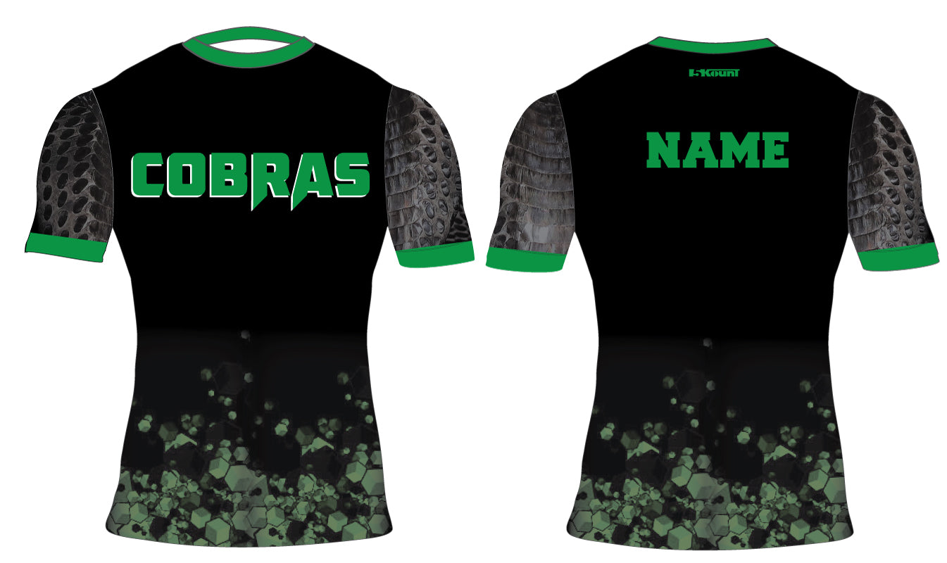 Colchester Cobras Sublimated Compression Shirt - 5KounT