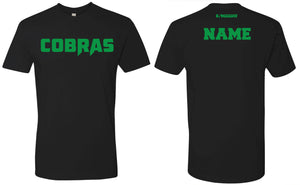 Colchester Cobras Cotton Crew Tee - Black - 5KounT