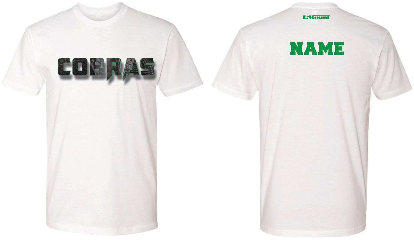 Colchester Cobras DryFit Performance Tee - Grey or White - 5KounT