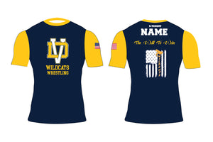 Del Val Wildcats Wrestling Sublimated Compression Shirt - 5KounT