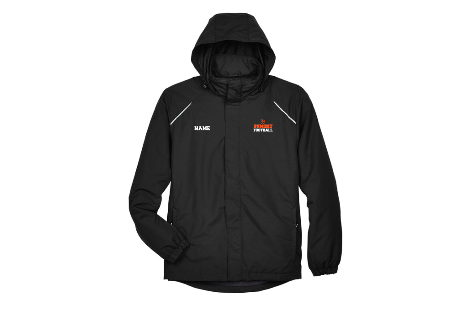 Dumont Youth Football Men's Hooded Rain Jacket