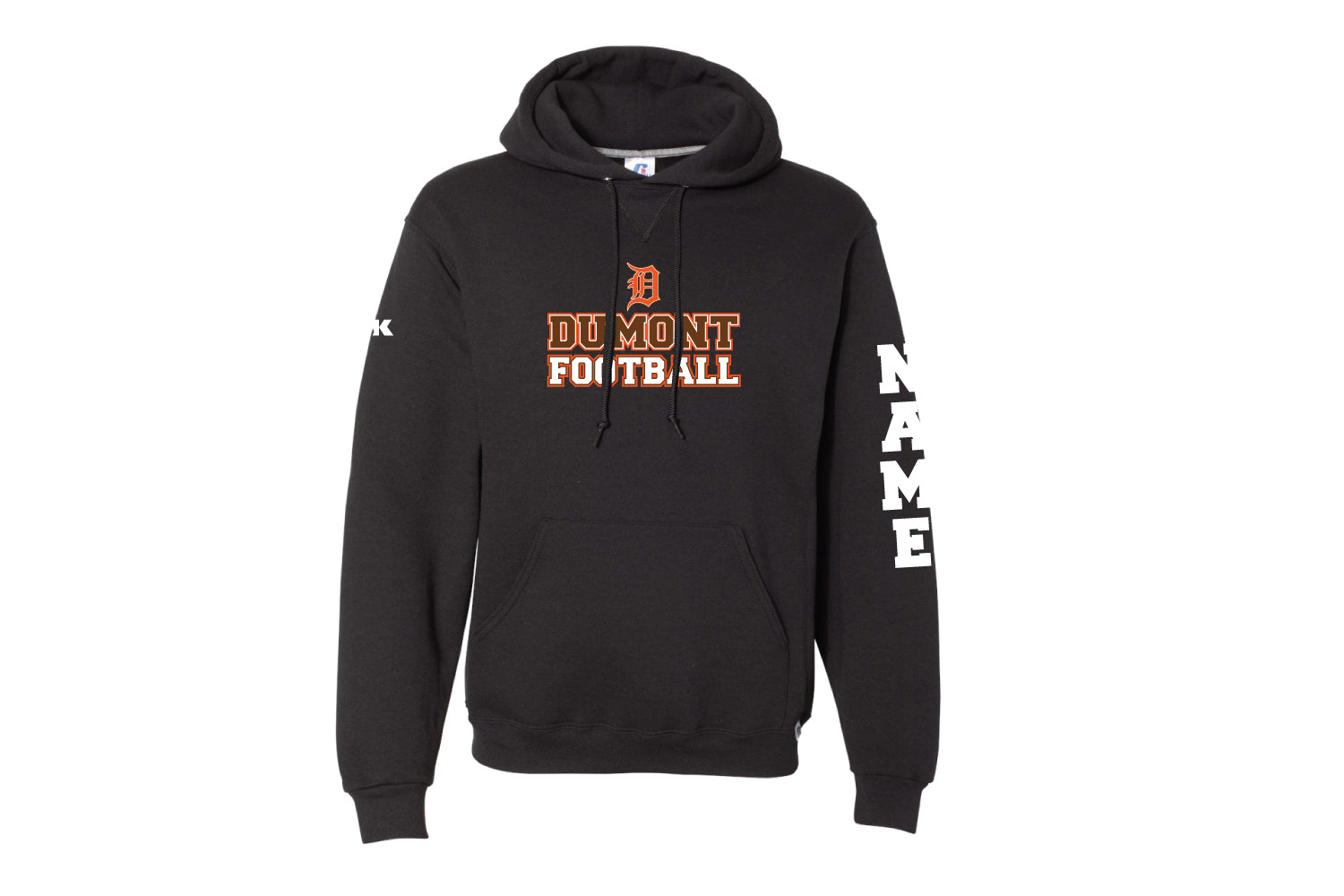 Dumont Youth Football Cotton Hoodie - Black