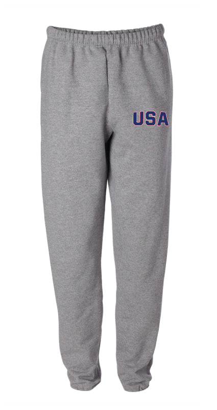 USA Freestyle Wrestling Cotton Sweatpants - Oxford - 5KounT2018