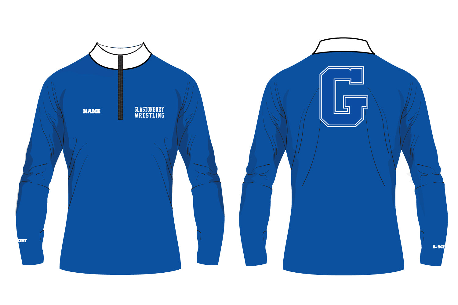 Glastonbury Wrestling Sublimated Quarter Zip - 5KounT2018