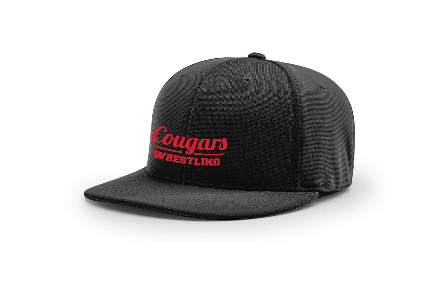Goetz Cougars Wrestling Flexfit Cap - Black