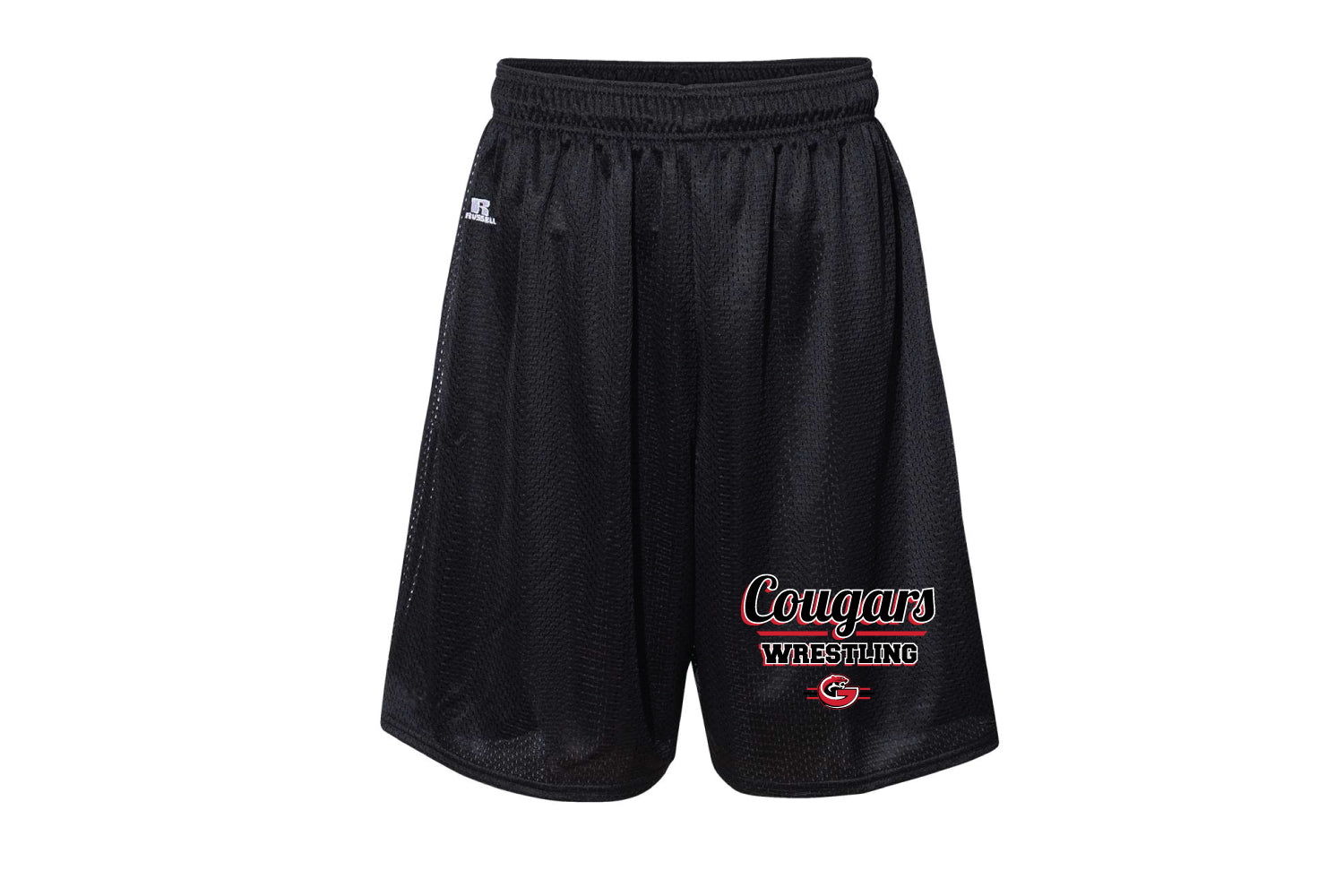 Goetz Cougars Wrestling Athletic Shorts -Black