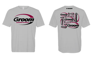 GROOM DryFit Performance Tee - Maroon or Grey - 5KounT