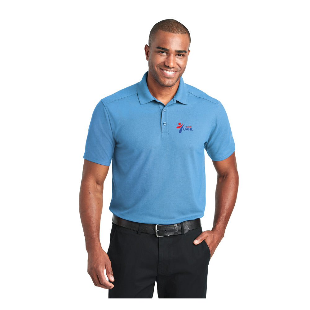 Health Care Performance Pique Polo - Carolina Blue - 5KounT2018