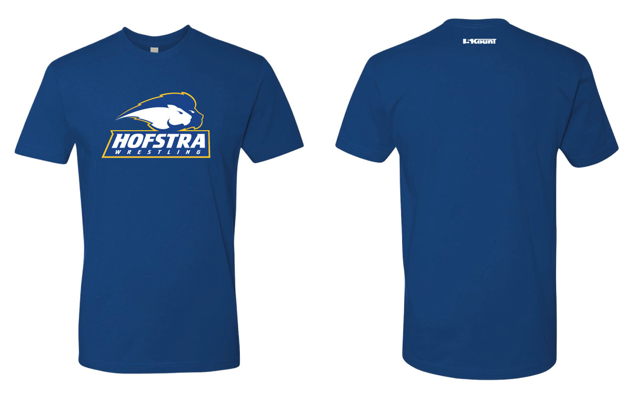 Hofstra Wrestling Cotton Crew Tee - Royal - 5KounT