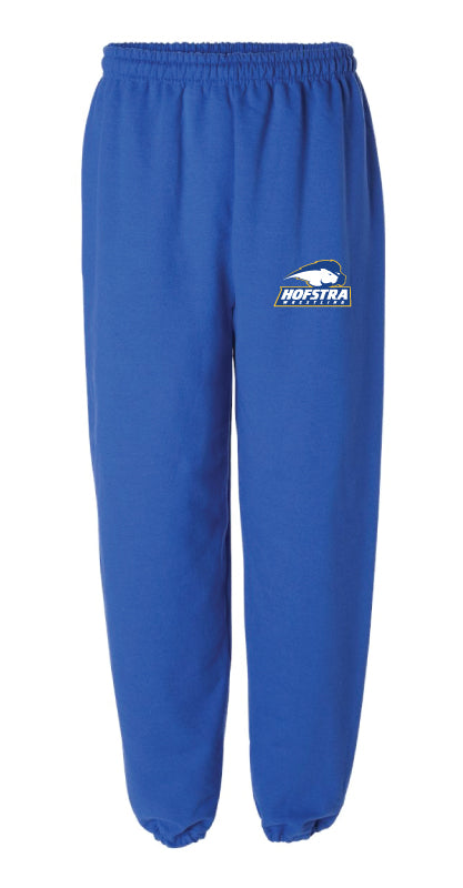 Hofstra Wrestling Cotton Sweatpants - Royal - 5KounT