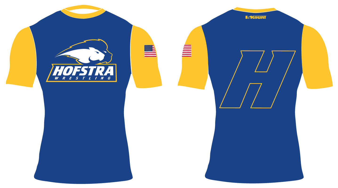 Hofstra Wrestling Sublimated Compression Shirt - 5KounT
