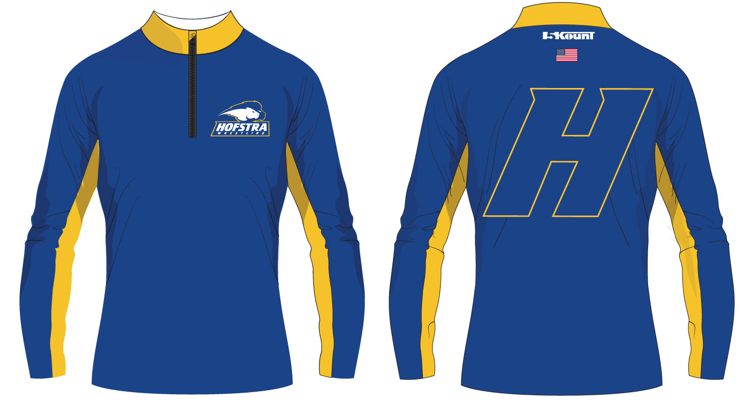 Hofstra Wrestling Sublimated Quarter Zip - 5KounT