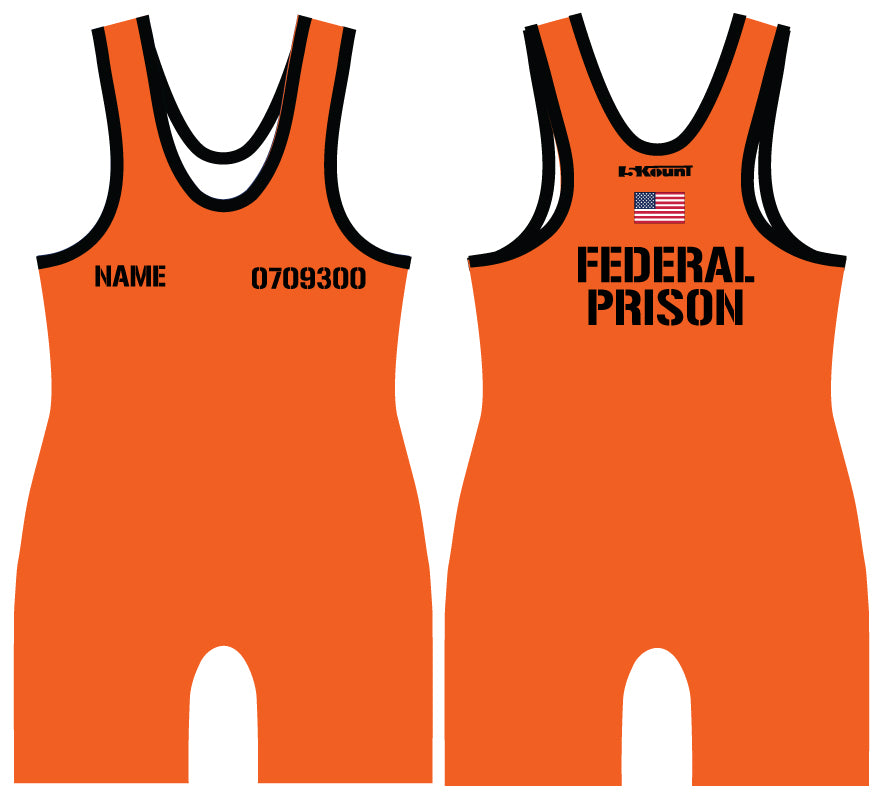 Jail Jumpsuit Sublimated Singlet - 5KounT2018