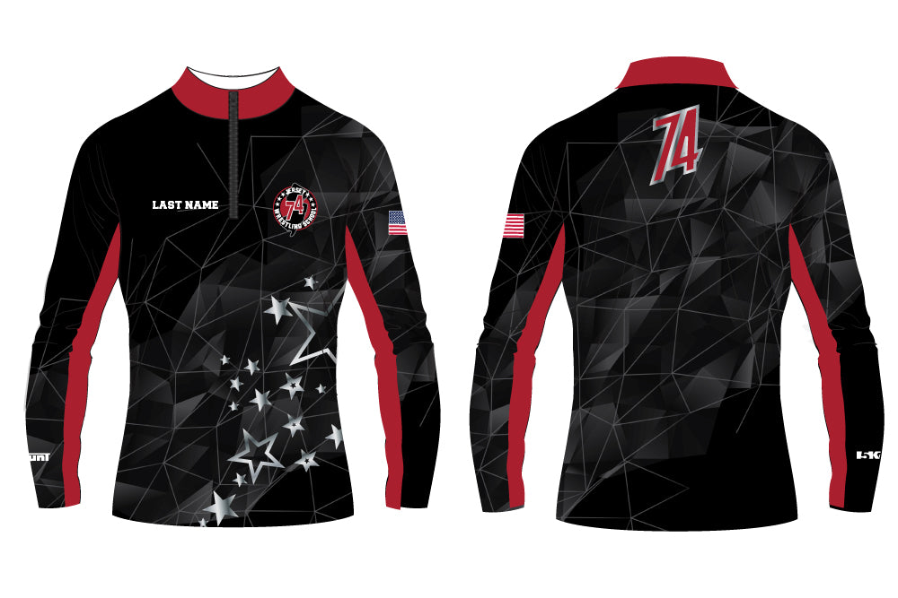 Jersey 74 Wrestling School Sublimated Quarter Zip - 5KounT