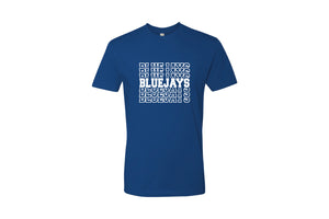 Middlesex Bluejays Athletics Cotton Crew Tee - Royal - 5KounT