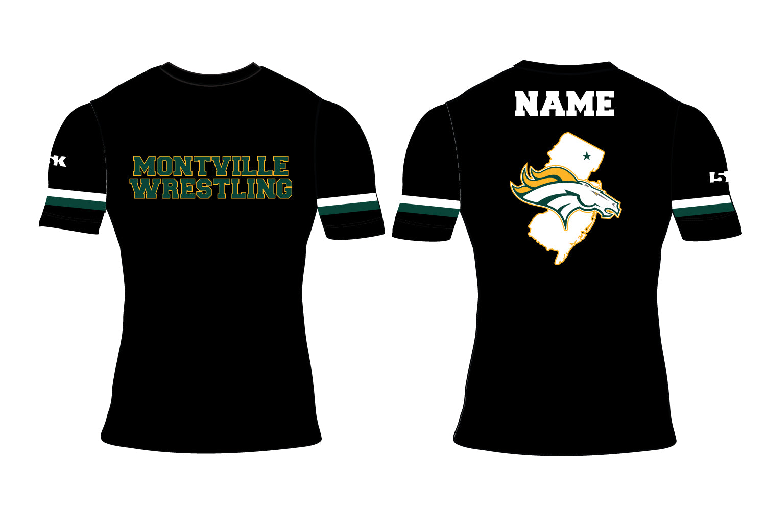 Montville Wrestling Sublimated Compression Shirt
