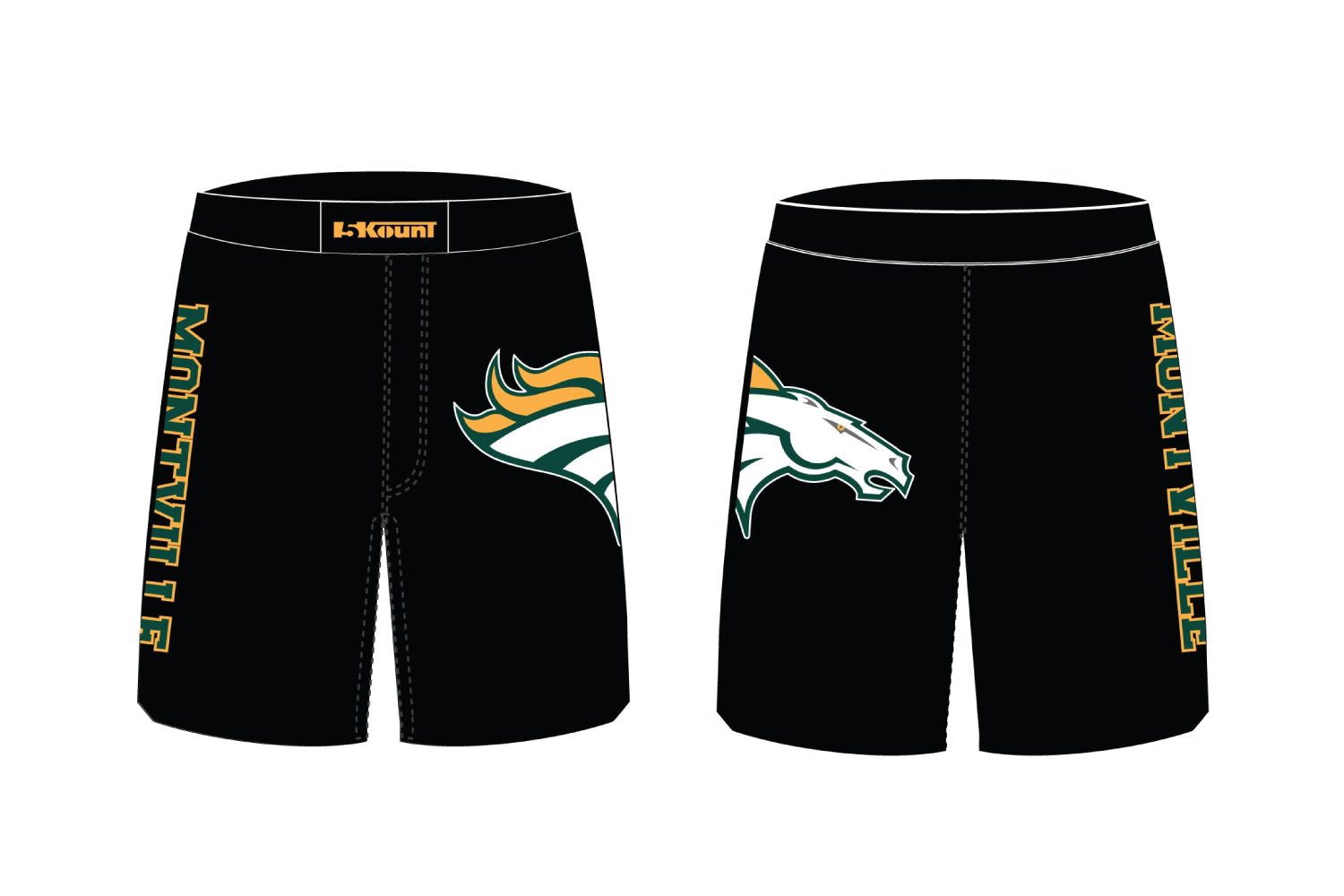 Montville Wrestling Sublimated Fight Shorts