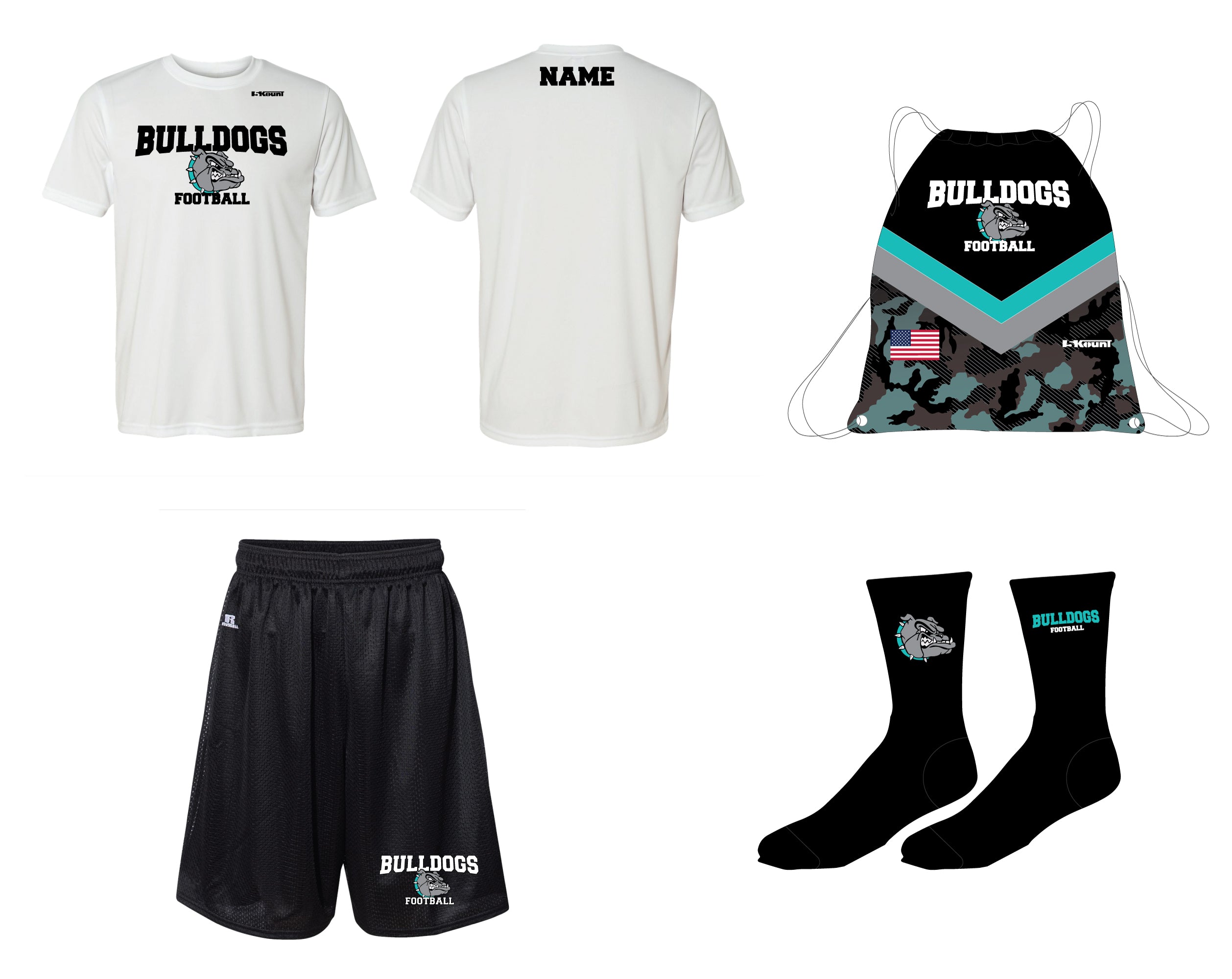 Moyock Bulldogs Football Practice Package - 5KounT2018