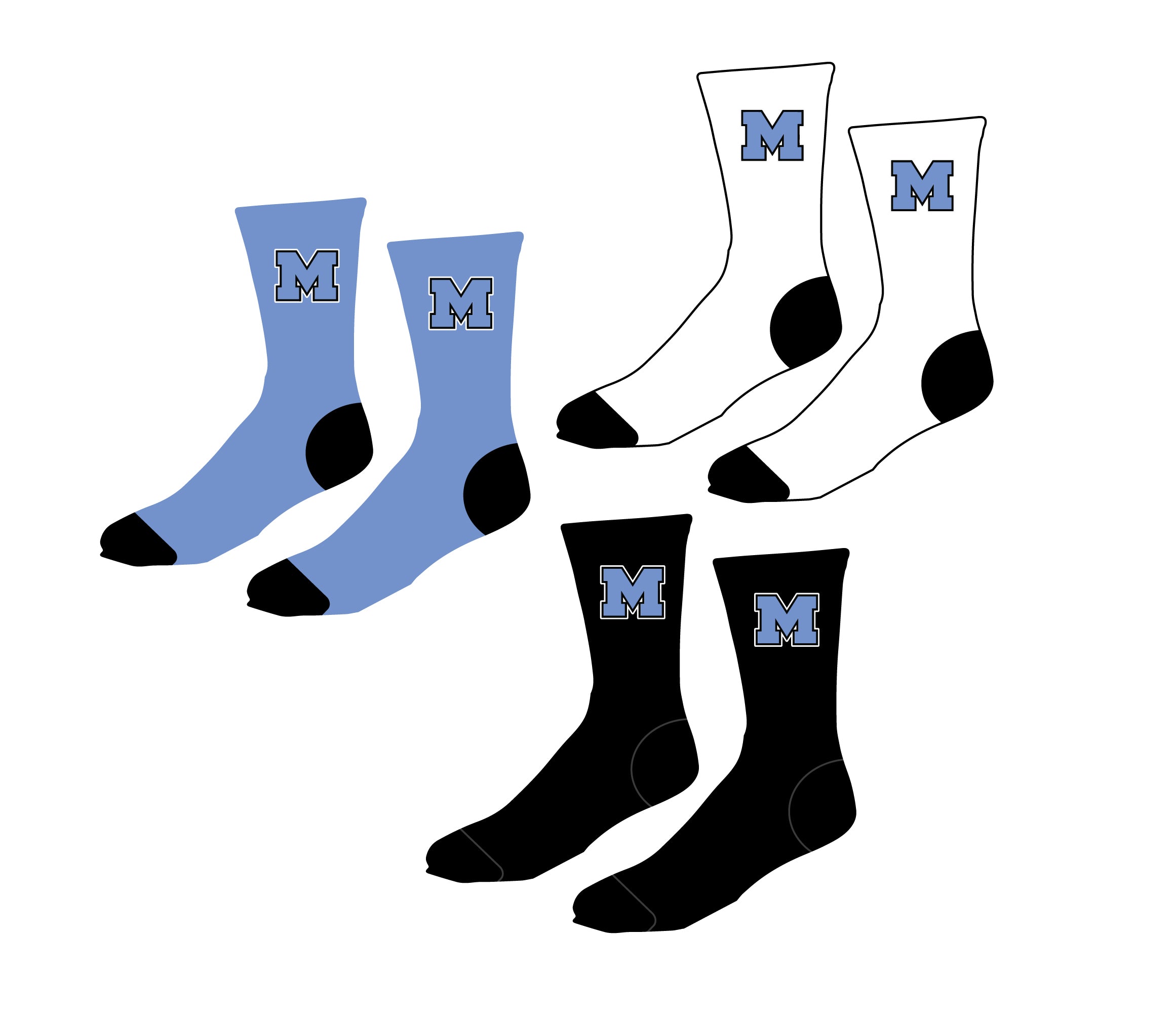Mahwah Baseball Sublimated Socks - 5KounT2018