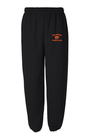 Palmyra Wrestling Cotton Sweatpants - Black - 5KounT2018