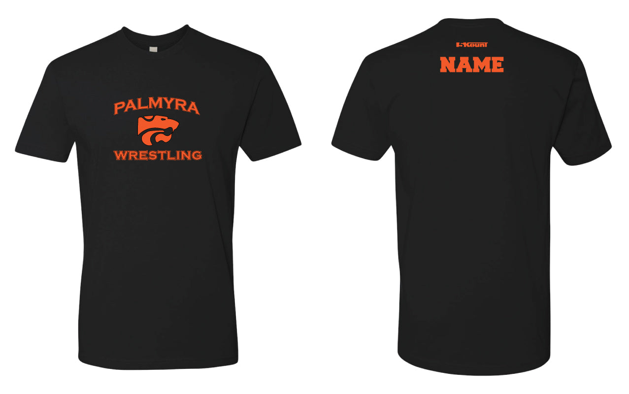 Palmyra Wrestling Cotton Crew Tee - Black - 5KounT2018