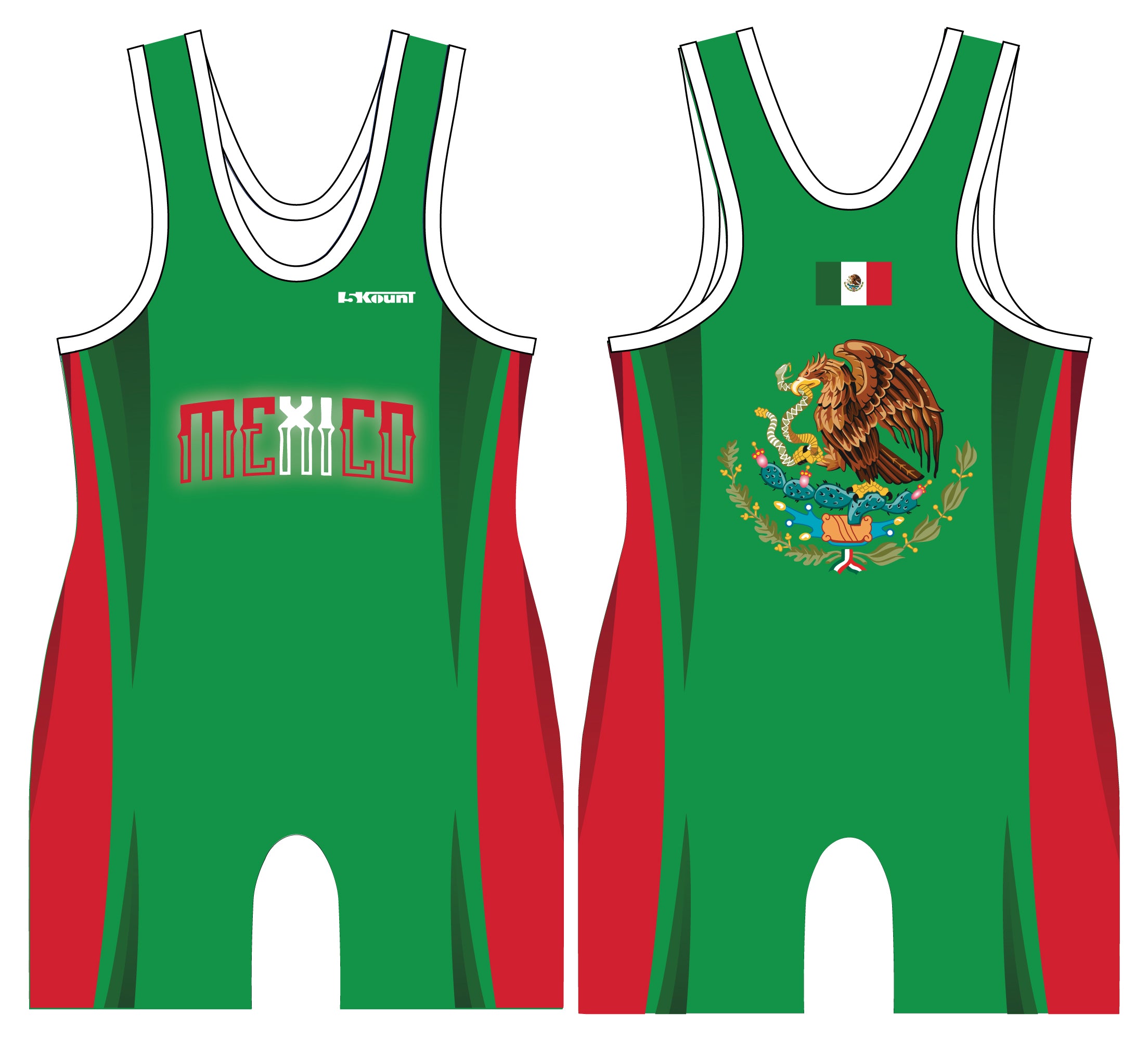 Mexico Sublimated Singlet - 5KounT2018