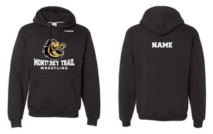 Monterey Trail Wrestling Russell Athletic Cotton Hoodie - Black - 5KounT2018