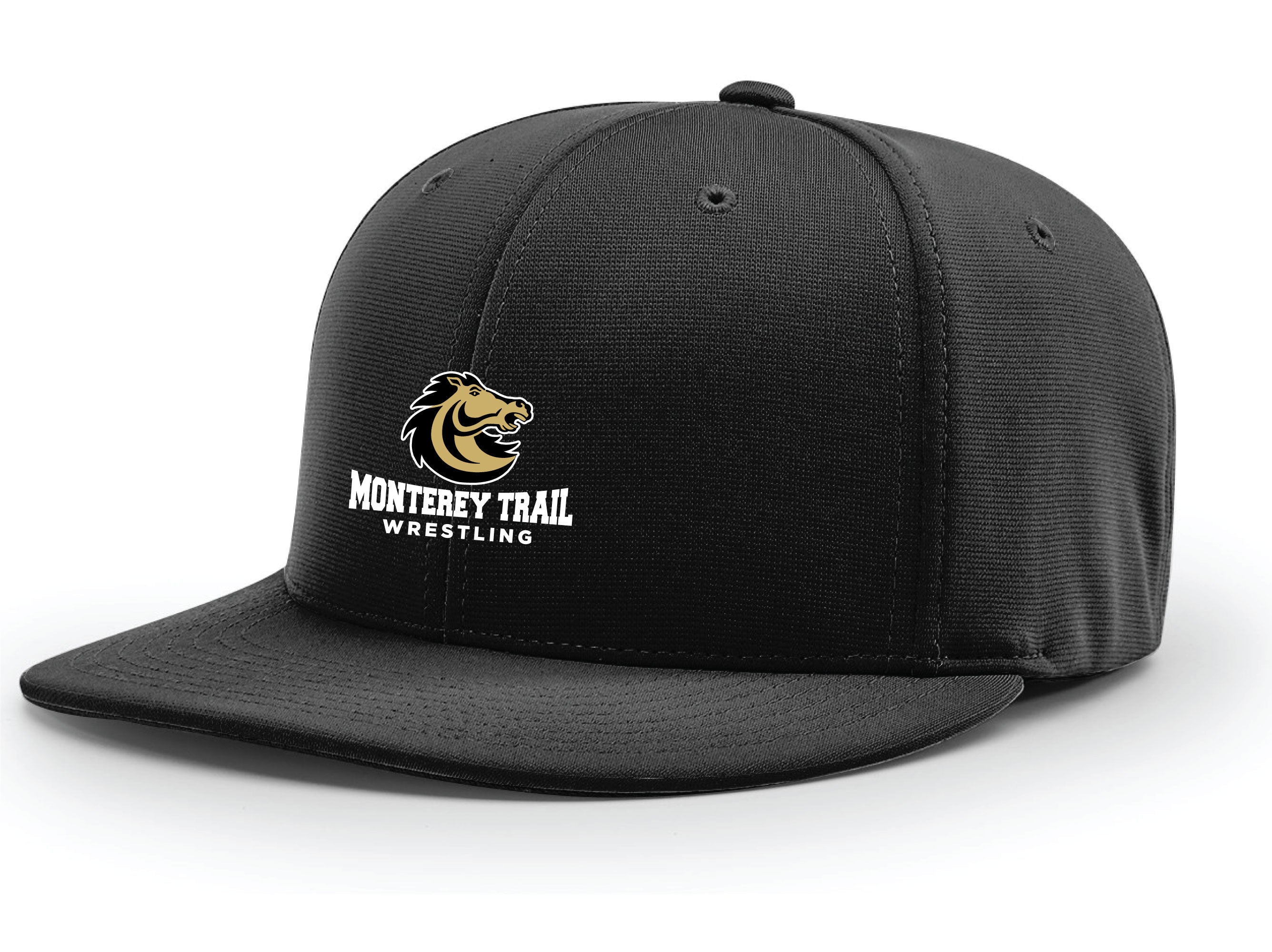 Monterey Trail Wrestling Flexfit Cap - Black - 5KounT2018