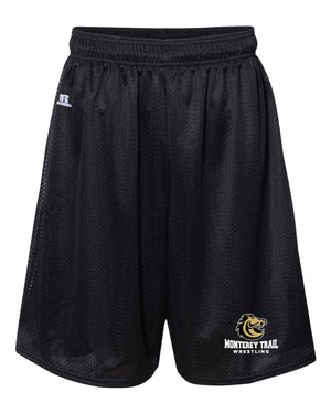 Monterey Trail Wrestling Russell Athletic Tech Shorts - Black - 5KounT2018