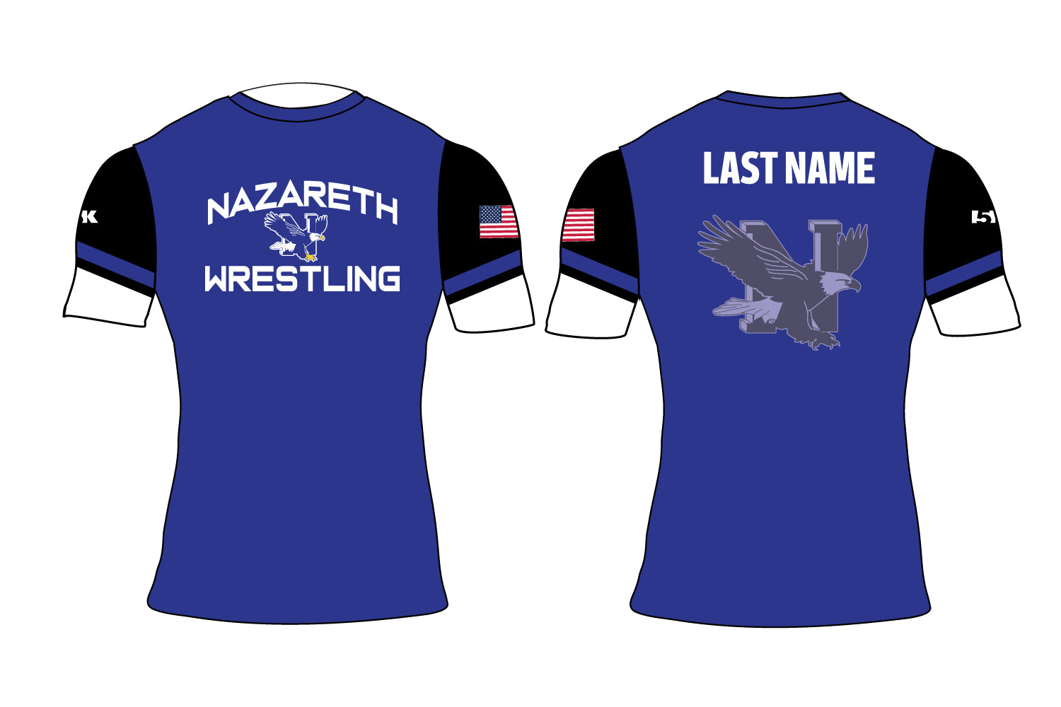 Nazareth Wrestling Sublimated Compression Shirt