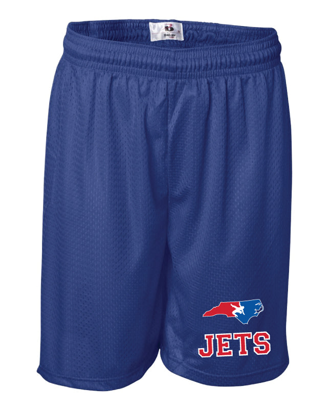 NC Jets Wrestling Tech Shorts - Royal - 5KounT2018