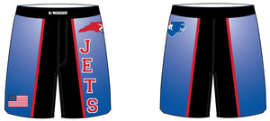 NC Jets Wrestling Sublimated Fight Shorts - 5KounT