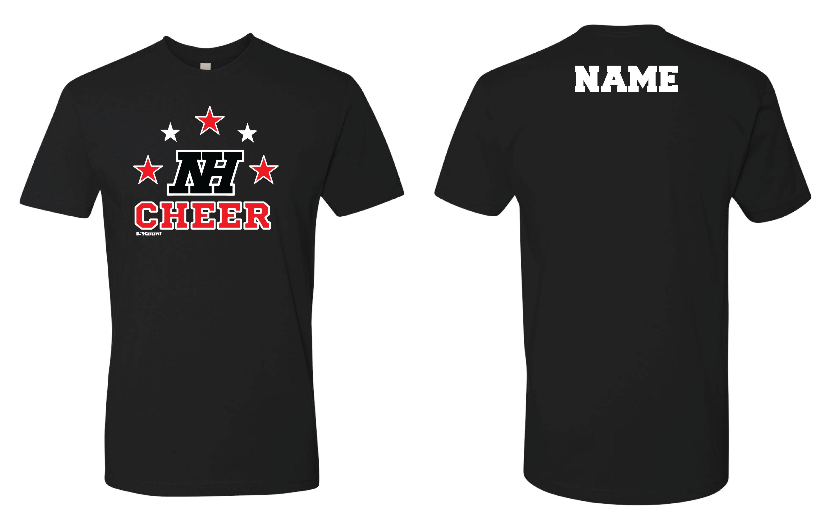 Highlands Cheer Cotton Crew Tee Design 1 - Black - 5KounT2018