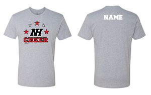 Highlands Cheer Cotton Crew Tee Design 1 - Gray - 5KounT2018