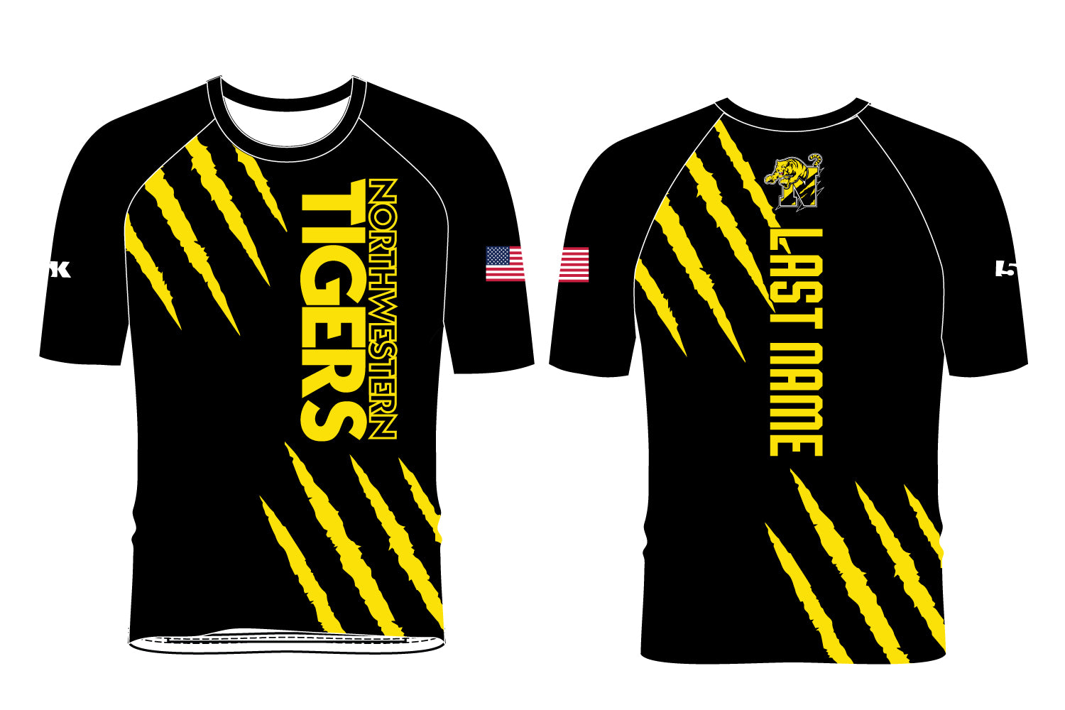 Northwestern Tigers Football Sublimated Game Shirt