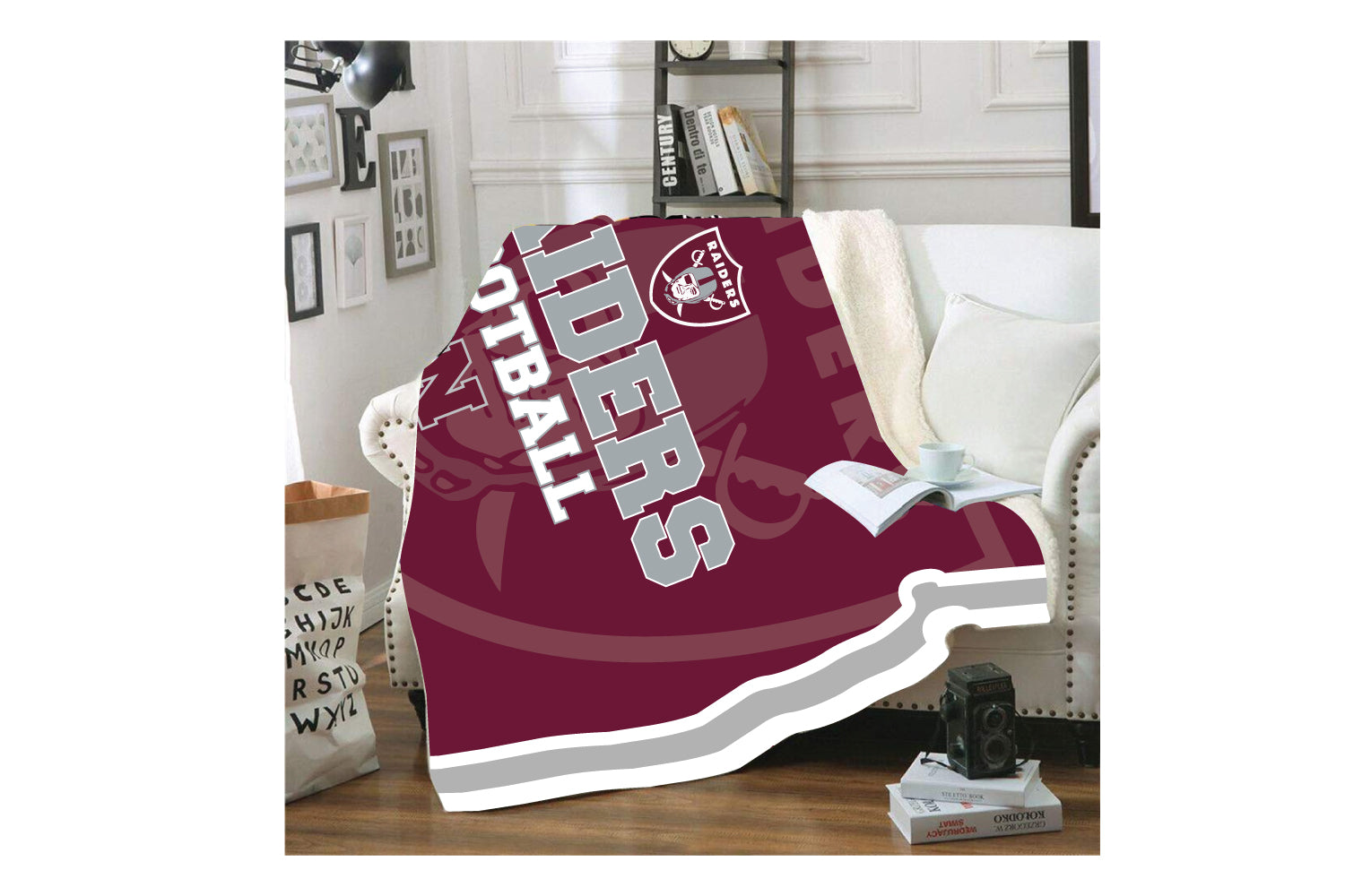 Nutley Raiders Football Sublimated Blanket