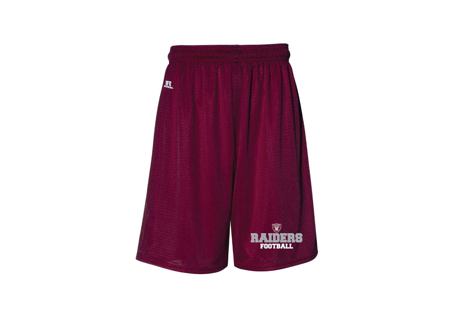 Nutley Raiders Football Athletic Shorts - Maroon