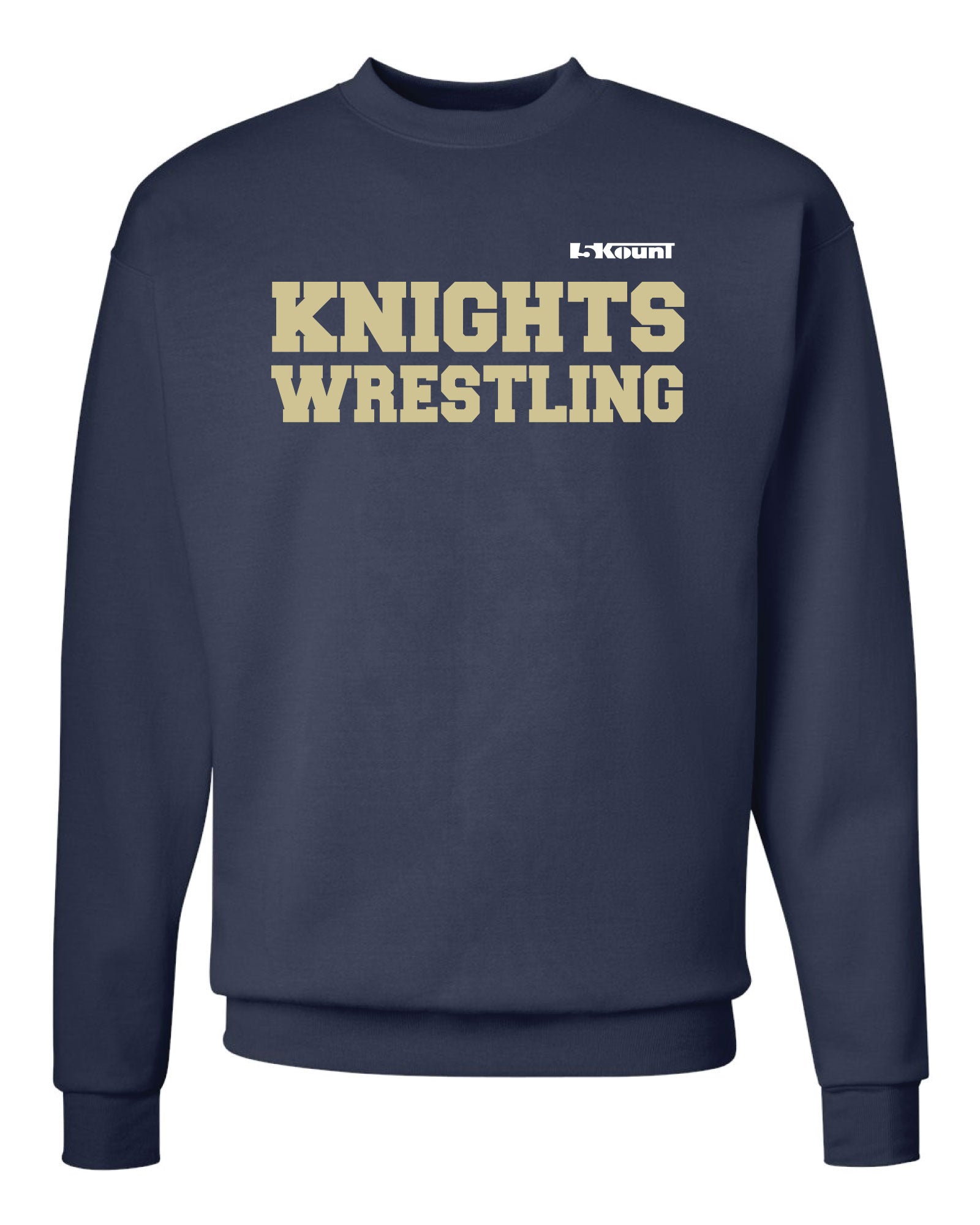 NVOT Wrestling Crewneck Sweatshirt - Navy - 5KounT
